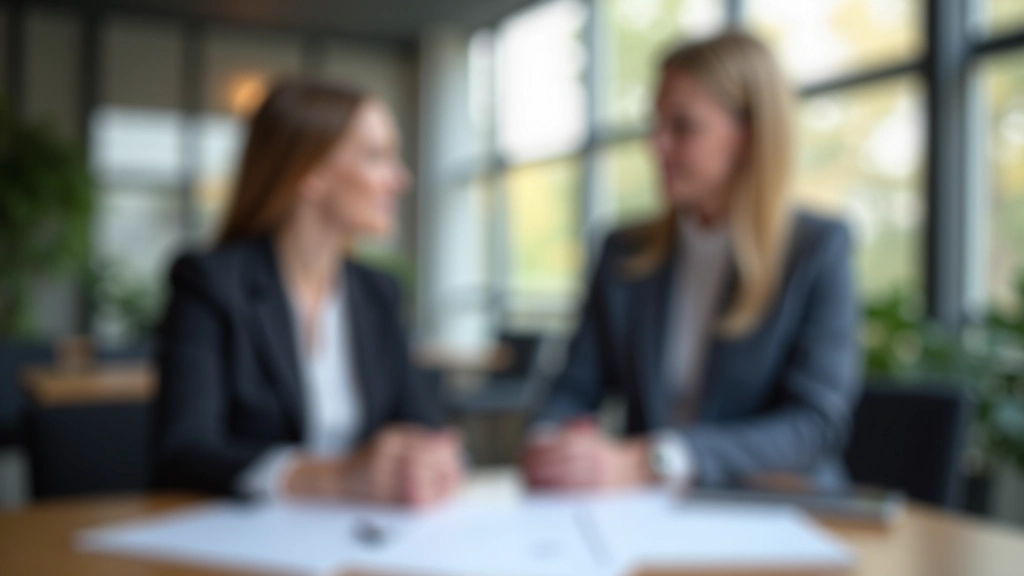 Berater spricht mit Kunden über Finanzplanung